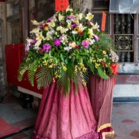 神明祝壽花籃D_弘曜花藝版權所有