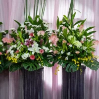 喪事花籃A_弘曜花藝版權所有