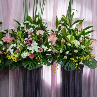 喪事花籃A_弘曜花藝版權所有