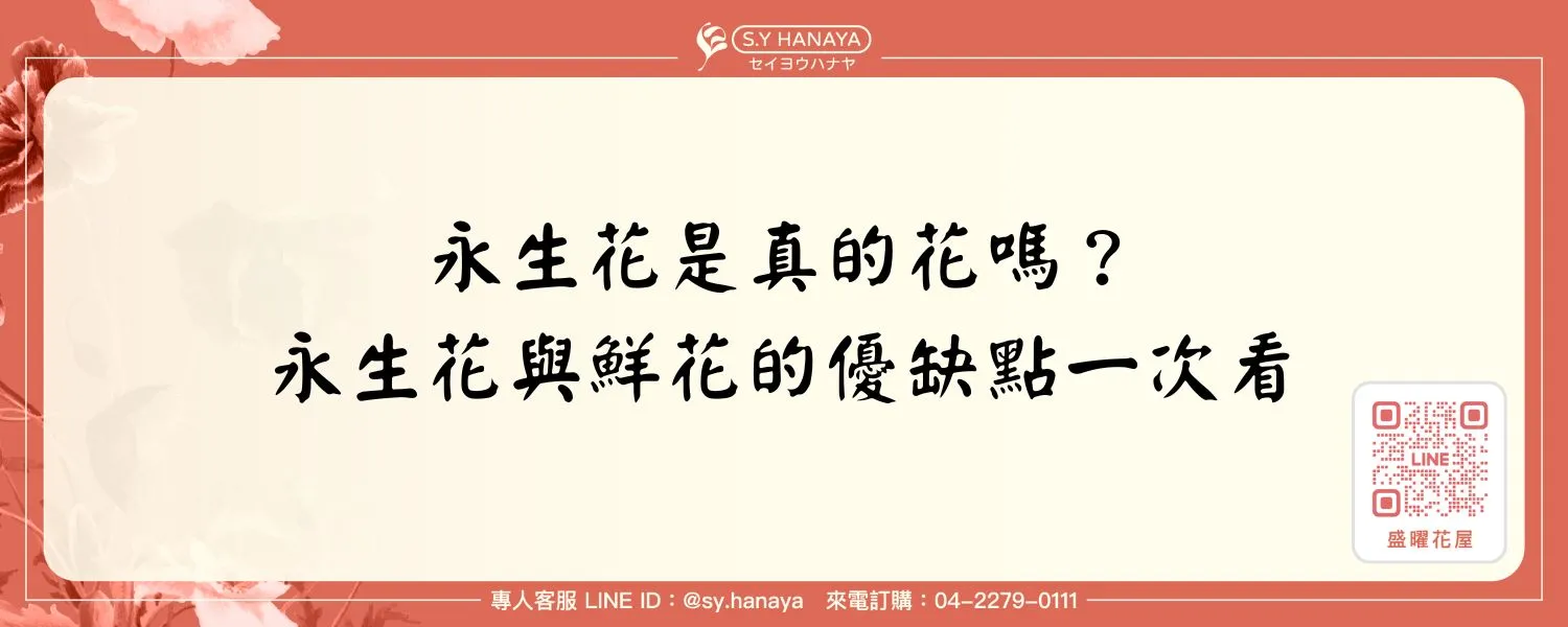 永生花是真的花嗎？永生花與鮮花的優缺點一次看